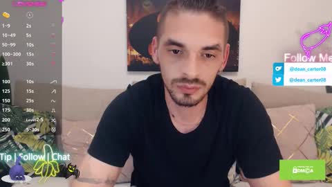 Snapshot of secret_sir chatting on 09/20/25, 12:11 Dean Carter online show from 09/20/25, 12:11