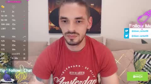 Snapshot of secret_sir chatting on 09/20/25, 10:22 Dean Carter online show from 09/20/25, 10:22