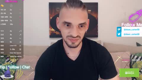 Snapshot of secret_sir chatting on 09/25/25, 10:35 Dean Carter online show from 09/25/25, 10:35