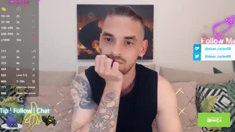 Snapshot of secret_sir chatting on 09/27/25, 10:15 Dean Carter online show from 09/27/25, 10:15