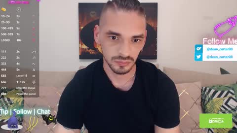 Snapshot of secret_sir chatting on 09/29/25, 10:14 Dean Carter online show from 09/29/25, 10:14