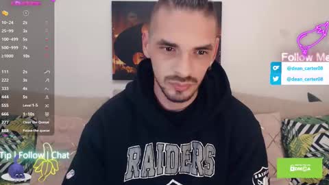 Snapshot of secret_sir chatting on 10/01/25, 03:18 Dean Carter online show from 10/01/25, 03:18