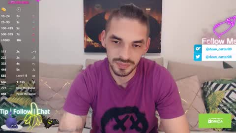 Snapshot of secret_sir chatting on 10/10/25, 10:09 Dean Carter online show from 10/10/25, 10:09