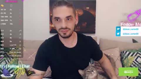 Snapshot of secret_sir chatting on 10/14/25, 09:59 Dean Carter online show from 10/14/25, 09:59