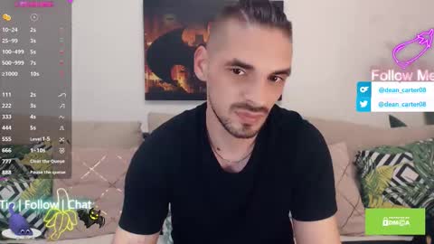 Snapshot of secret_sir chatting on 10/24/25, 10:17 Dean Carter online show from 10/24/25, 10:17