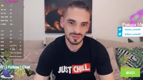 Snapshot of secret_sir chatting on 10/29/25, 11:17 Dean Carter online show from 10/29/25, 11:17