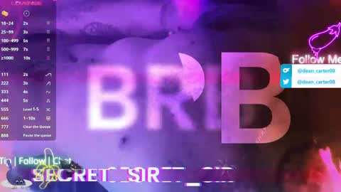 Snapshot of secret_sir chatting on 04/04/26, 10:07 Dean Carter online show from 04/04/26, 10:07