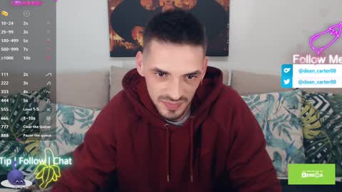 Snapshot of secret_sir chatting on 04/09/26, 10:04 Dean Carter online show from 04/09/26, 10:04