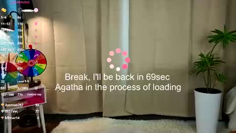 Agatha online show from 06/29/26, 10:15