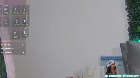 Snapshot of sexyclaireanais chatting on 10/26/25, 06:47 sexyanais online show from 10/26/25, 06:47