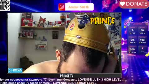 BISEXPRINCE777 online show from 06/27/26, 02:05