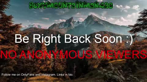 Sexymountainman420 online show from 01/27/25, 10:06