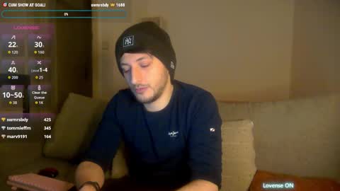 Sinnermann online show from 11/29/25, 09:51