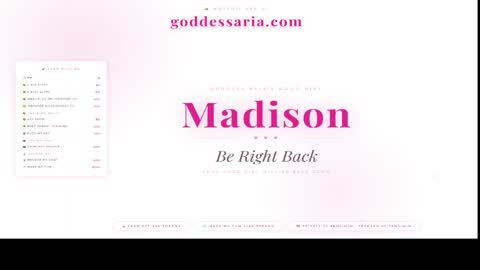 sissymaddieee online show from 03/01/26, 11:29