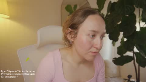 Snapshot of skarpio17 chatting on 11/16/25, 03:50 Im Scarlett ONLINE 5pm-10pm NYC time online show from 11/16/25, 03:50