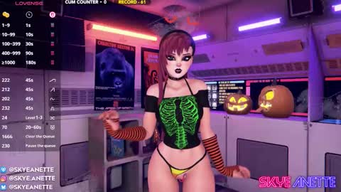 Snapshot of skyeanette chatting on 10/18/25, 01:08 SkyeAnette online show from 10/18/25, 01:08