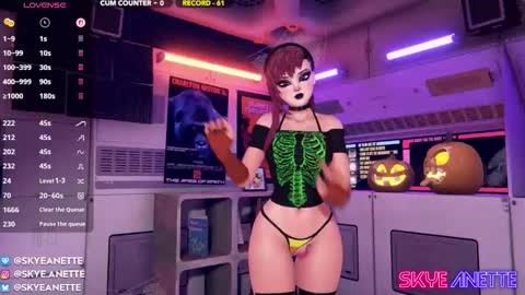 Snapshot of skyeanette chatting on 10/25/25, 01:13 SkyeAnette online show from 10/25/25, 01:13