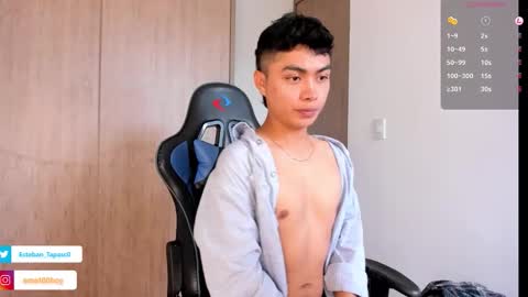 Snapshot of steven_twink07 chatting on 10/10/25, 09:14 Esteban online show from 10/10/25, 09:14