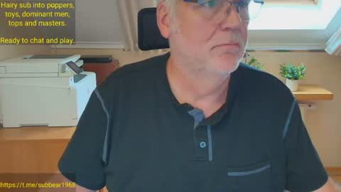 Snapshot of subbear1968 chatting on 06/23/26, 11:30 subbear1968 online show from 06/23/26, 11:30