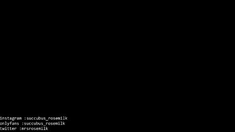 Succubus RoseMilk online show from 01/16/25, 10:10