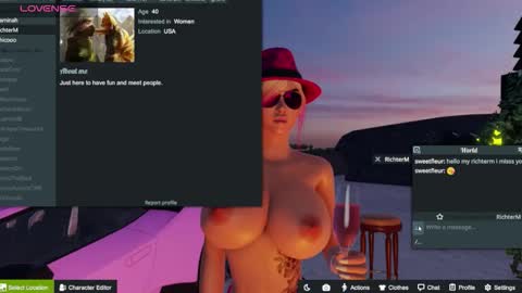 Snapshot of sweet_fleur chatting on 09/18/25, 11:01 Fleur online show from 09/18/25, 11:01