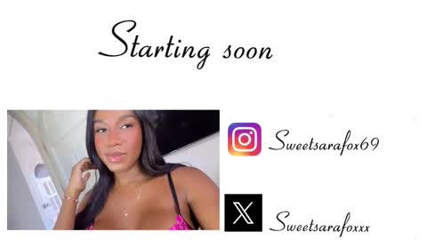 Snapshot of sweetsarafoxxx chatting on 10/21/25, 06:41 Sara Sofia Libra online show from 10/21/25, 06:41