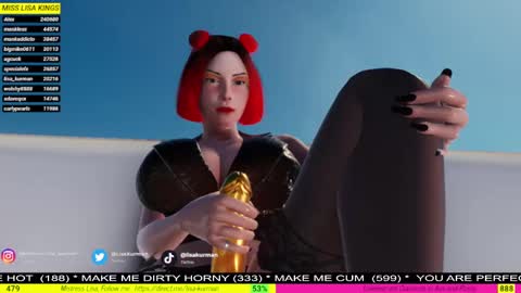  MISTRESS LISA  FIRST 3DXCHAT CAMGIRL   3dxchat anime gaming mistress domina online show from 12/27/24, 10:26
