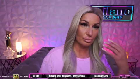 Snapshot of tamaramilano chatting on 01/21/25, 02:15 TamaraMilano online show from 01/21/25, 02:15