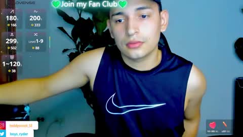 Follow me on Twitter boys ryder and instagram teddyscoot 12  online show from 02/01/25, 12:40