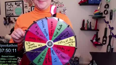 Snapshot of ten_tickle_pixie chatting on 10/20/25, 10:10 Pixie and Tentacle Overlord online show from 10/20/25, 10:10