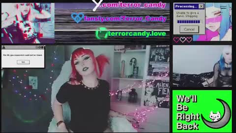 Snapshot of terror_candy chatting on 03/02/25, 03:45 CRY BABY online show from 03/02/25, 03:45