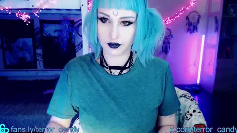 Snapshot of terror_candy chatting on 02/22/26, 08:51 CRY BABY online show from 02/22/26, 08:51