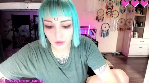 Snapshot of terror_candy chatting on 05/16/26, 11:03 CRY BABY online show from 05/16/26, 11:03