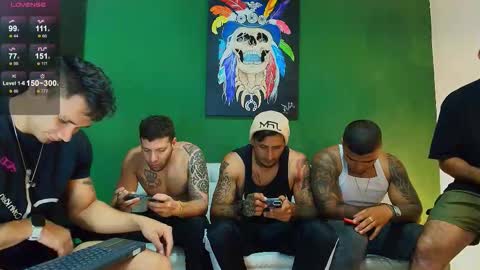 Snapshot of the_golden_boys chatting on 10/29/25, 02:36 SCOTT THEO KAMERON GENDERSON online show from 10/29/25, 02:36