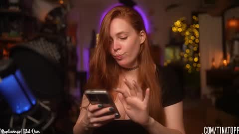 Snapshot of tinatopp chatting on 10/12/25, 02:21 Tina -  online show from 10/12/25, 02:21