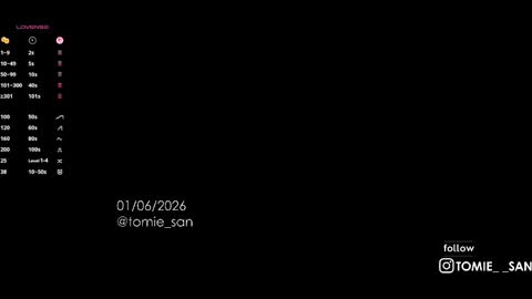 Tomie  online show from 06/01/26, 10:50