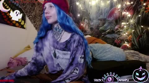 Snapshot of tricky_nymph chatting on 11/01/25, 06:59 Cassie online show from 11/01/25, 06:59