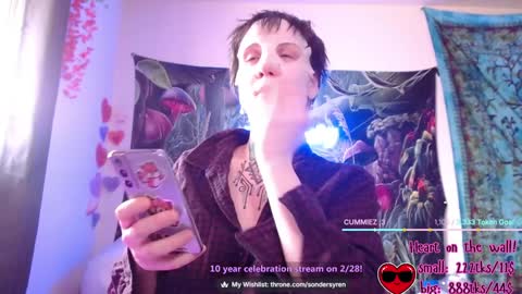Snapshot of tricky_nymph chatting on 02/23/26, 06:16 Cassie online show from 02/23/26, 06:16