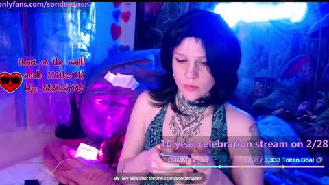 Snapshot of tricky_nymph chatting on 02/26/26, 02:10 Cassie online show from 02/26/26, 02:10
