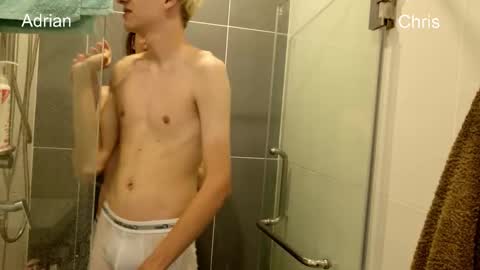 Snapshot of twinks_inlove chatting on 09/28/25, 12:10 Adrian  Chris vers online show from 09/28/25, 12:10