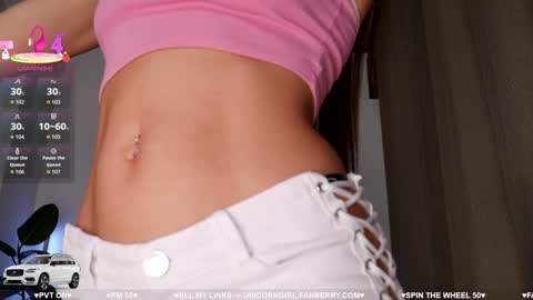 unicorngirl25 online show from 09/15/25, 08:36