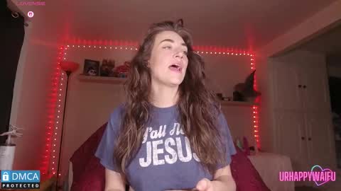 Snapshot of urhappywaifu chatting on 10/16/25, 12:22 kae online show from 10/16/25, 12:22