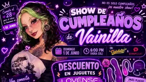 Snapshot of vainilla_l chatting on 06/02/26, 12:56 Vainilla Independent model online show from 06/02/26, 12:56
