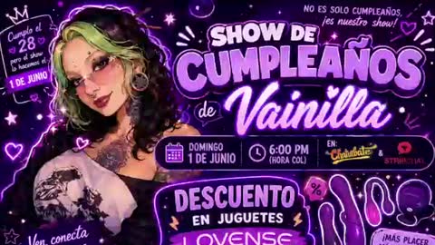 Snapshot of vainilla_l chatting on 06/17/26, 01:30 Vainilla Independent model online show from 06/17/26, 01:30