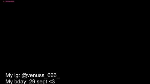   Venus  MY BDAY 29 SEPT online show from 09/15/25, 06:52