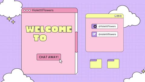 Snapshot of violetttflowers chatting on 01/05/26, 07:17 Violet Flowers online show from 01/05/26, 07:17