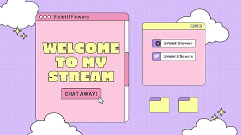 Snapshot of violetttflowers chatting on 04/26/26, 11:46 Violet Flowers online show from 04/26/26, 11:46