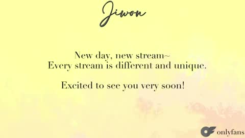 J i w o n   online show from 06/17/26, 08:10