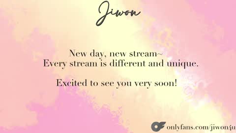 J i w o n   online show from 07/10/26, 10:01