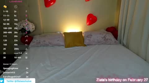 Zlata  Mon Tue Thu Fri Sun Sa GMT 3 0000pm - 0600pm  online show from 02/19/25, 11:46